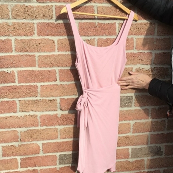 Aritzia Wilfred “Saturn” pastel powder pink mini dress - XL - Picture 3 of 7